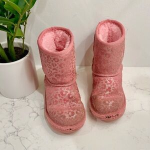 Little Girls Classic Leopard Ugg Boot